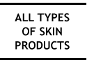 All types of skin products